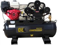 COM P16013-H (160L Petrol Air Compressor - Industrial Belt Drive)