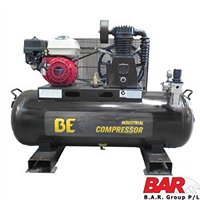 COM P16065-H (160L Petrol Air Compressor - Industrial Belt Drive)