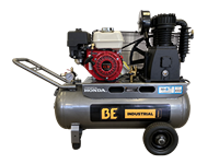 COM P7065-H (70L Petrol Air Compressor - Industrial Belt Drive)